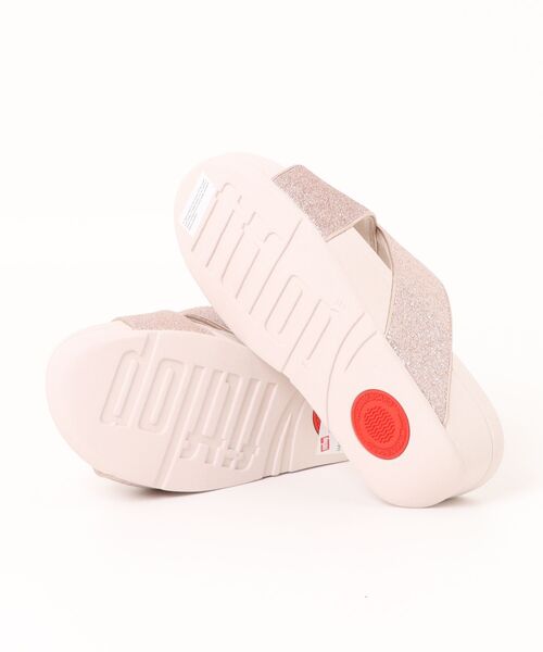 FitFlop（フィットフロップ） サンダル LULU GLITTERDUST CROSS SLIDES