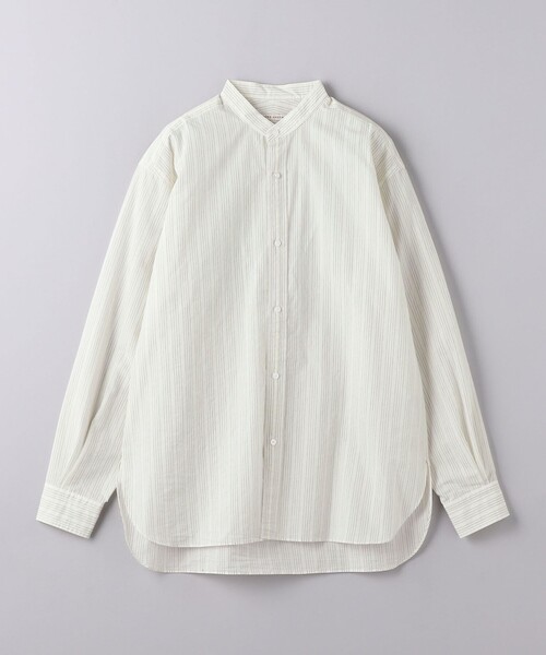 UNITED ARROWS コットン ポプリン ストライプ シャツ 1100024S2315_m1_a039.jpg