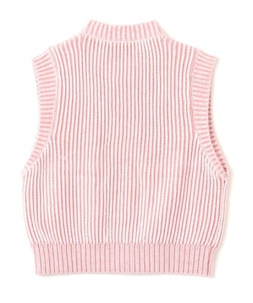 ベスト ジレ atmos pink Pigment Knit Vest / アトモス ピンク ピグメント ニット ベスト レディース atmos girls ベスト ジレ pink Pigment Knit Vest / アトモス