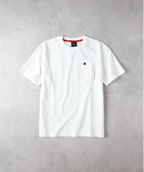 Alpha Industries tシャツ 「ALPHA」胸ポケットTシャツ メンズ