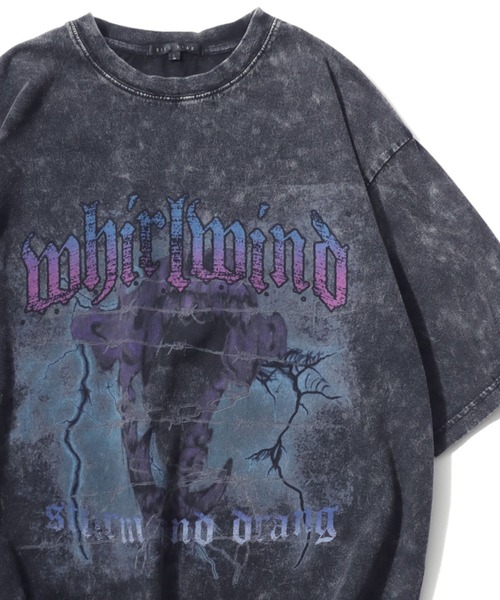 Lazar tシャツ Rock T-shirt/オーバーサイズ ヴィンテージ加工