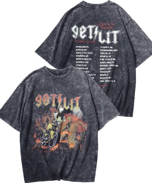 ダークナイト ヴィンテージ加工オーバーサイズTシャツ ダークナイト Tシャツ オーバーサイズS 黒 ジョーカー 映画