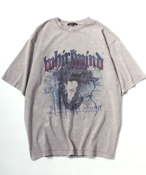 Lazar tシャツ Rock T-shirt/オーバーサイズ ヴィンテージ加工