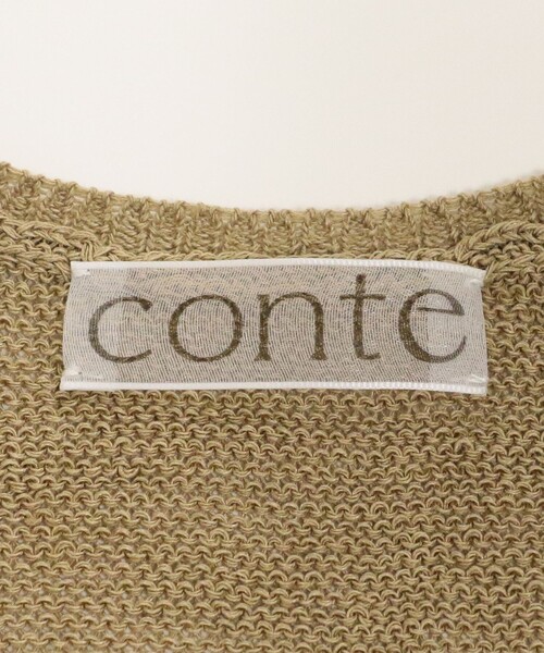 ニット セーター 「conte」ディープVネック プルオーバーニット レディース conte ニット セーター 「conte」ディープVネック プルオーバー