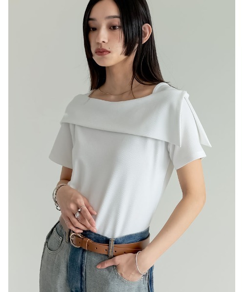 Re:EDIT（リエディ） tシャツ 「ブラ紐隠し」「新色追加」スムースリブ