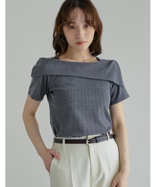 Re:EDIT（リエディ） tシャツ 「ブラ紐隠し」「新色追加」スムースリブ
