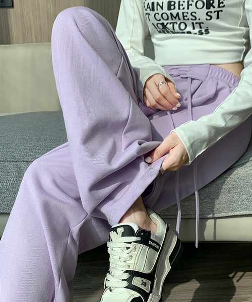 スウェットパンツ ジャージ 「M2SUQARED/エムツースクエア」レース