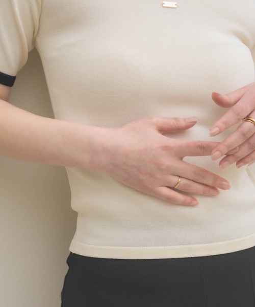 NEUNA（ヌナ） tシャツ バイカラーニットT レディース : ZOZOTOWN