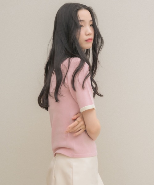 NEUNA（ヌナ） tシャツ バイカラーニットT レディース : ZOZOTOWN