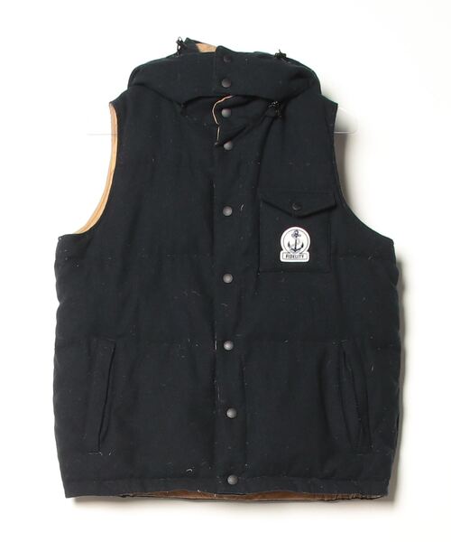 FIDELITY（フェデリティー） ダウンベスト LARGE ネイビー メンズ