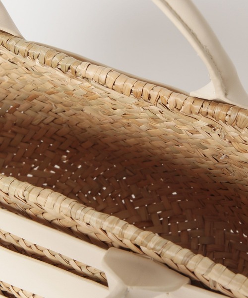 BAYFLOW（ベイフロー） かごバッグ カゴバッグ PUコンビカゴバッグ