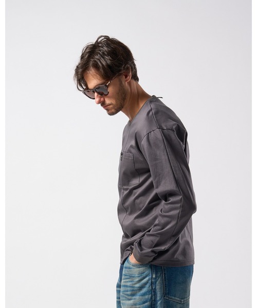 wjk tシャツ zip-pocket L/S メンズ : ZOZOTOWN Yahoo!店 - 通販