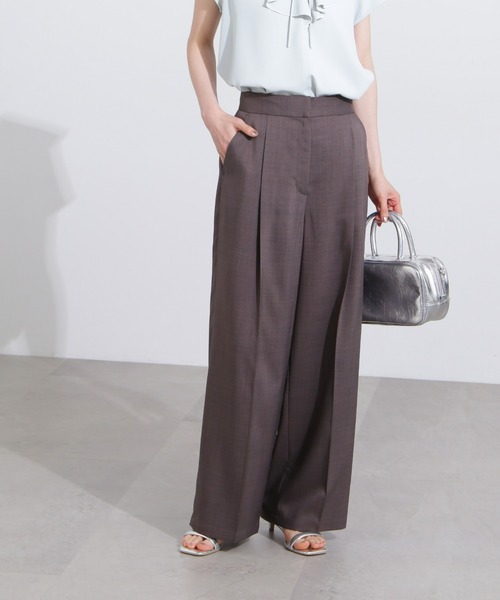 極美品 ナチュラルビューティーベーシック リネン混 パンツスーツ ストレッチ 楽天市場】【SALE／30%OFF】ダブルクロスECOセットアップ パンツ