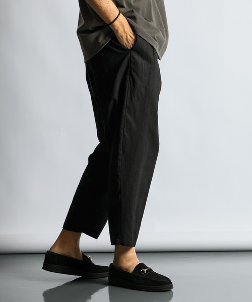 [国内発送] SANDRO FERRONE★テーパードパンツ フレアーテーパードパンツ(ロングパンツ)｜PANTS（パンツ
