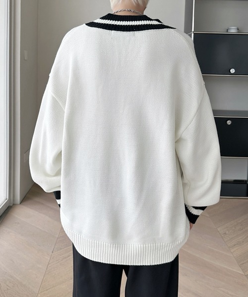 FVLMEN」 Vネックニット X-LARGE ブラック メンズ : ZOZOTOWN Yahoo!店