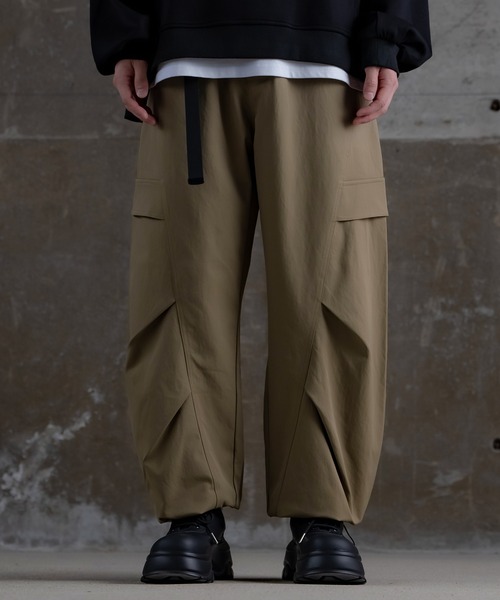 improves カーゴパンツ カーゴ ウェビングベルトパンツ メンズ