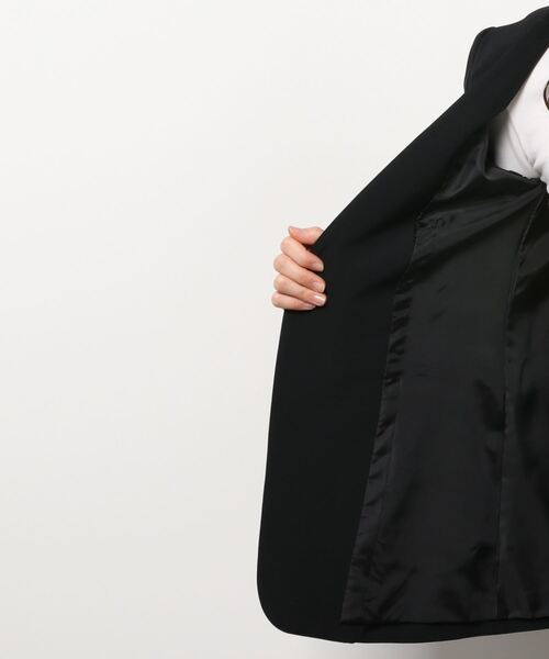 【美品】BEAMS LIGHTS 二重織 ノーカラー ジャケット　ジャケット38 BEAMS LIGHTS 「BEAMS LIGHTS」 ノーカラージャケット 38