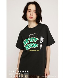 tシャツ Betty Boop x SLY COMPACT T/SH ベティブープ スライ コンパクト ティーシャツ 夏服 半袖 レディース Betty Boop x SLY COMPACT T/SH ベティブープ スライ コンパクト