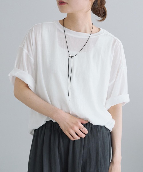 pual ce cin tシャツ コットンナイロンシアーオーバーTシャツ
