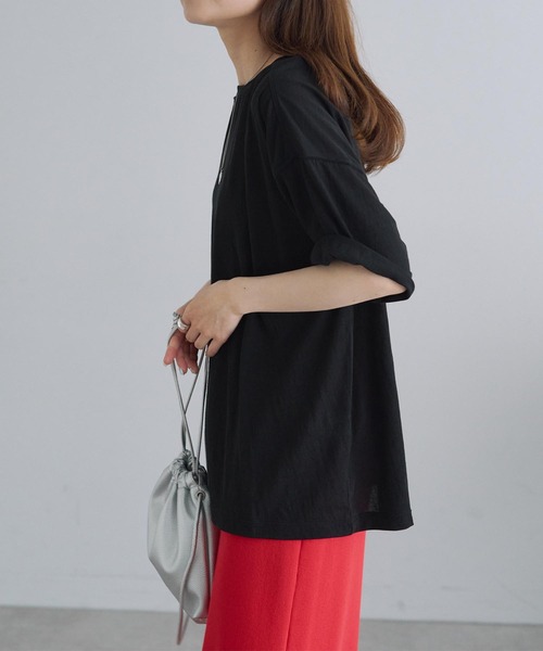 pual ce cin tシャツ コットンナイロンシアーオーバーTシャツ