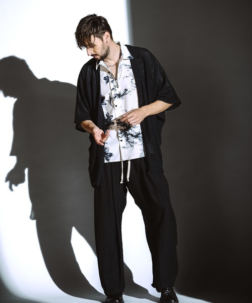 NO ID. シャツ ハーフZIPチェンジングBIG-SH(シャツ) メンズ