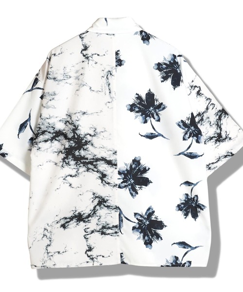 NO ID. シャツ ハーフZIPチェンジングBIG-SH(シャツ) メンズ