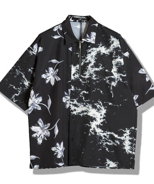 NO ID.（ノーアイディー） シャツ ハーフZIPチェンジングBIG-SH(シャツ