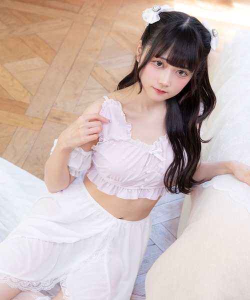 DearMyLove 水着 うさ耳フリルフィッシュテール水着 レディース