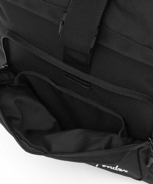 Fender ロールトップバックパック ブラック Fender デイバック リュック CORDURAポリエステル ロールトップ