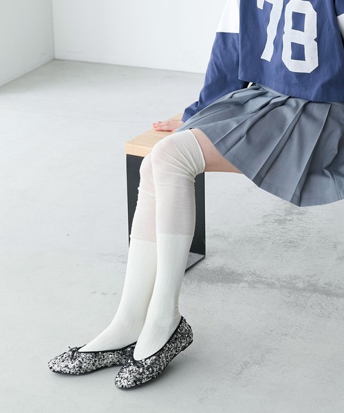 「forksy.」 フラットパンプス S ゴールド レディース