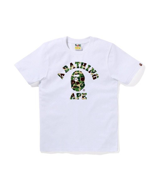A BATHING APE（アベイシングエイプ） tシャツ ABC CAMO COLLEGE TEE