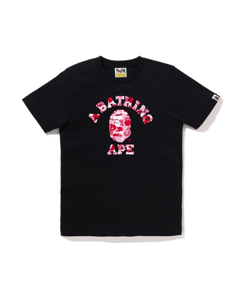 tシャツ ABC CAMO COLLEGE TEE レディースの画像