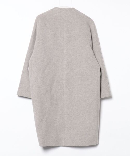 「JOURNAL STANDARD relume」 ノーカラーコート 36 グレー レディース_画像2