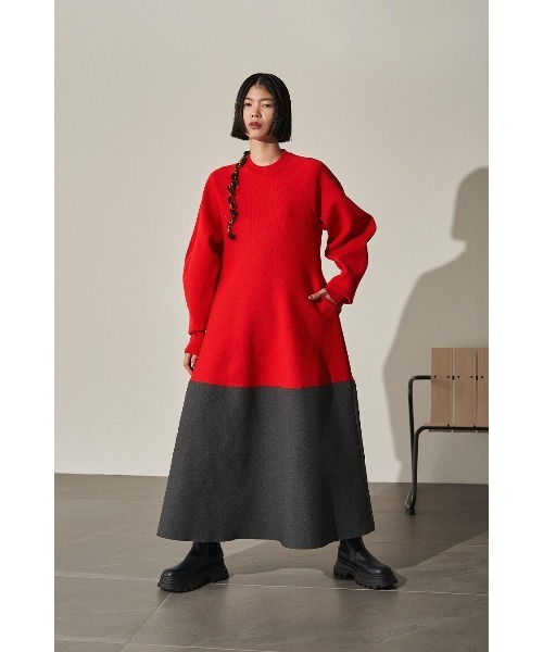 OMMO ワンピース TENT LINE KNIT OP : ZOZOTOWN Yahoo!店 - 通販