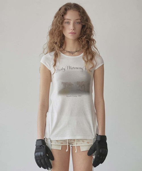 SCULPTOR（スカルプター） tシャツ Ranch Lingerie Tee レディース