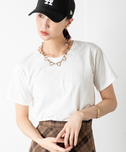tシャツ 「汗ジミ防止＆UVカット」快適さも美しさも一枚で叶う、大人のための頼れる毎日Tシャツ！さらっと着られて、見た目も上品。夏の不快感を抑えて、清 | MILLION CARATS | 23