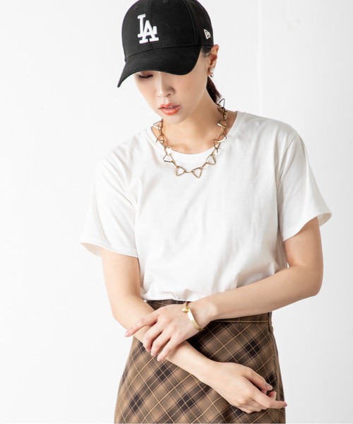 tシャツ 「汗ジミ防止＆UVカット」快適さも美しさも一枚で叶う、大人のための頼れる毎日Tシャツ！さらっと着られて、見た目も上品。夏の不快感を抑えて、清 | MILLION CARATS | 30
