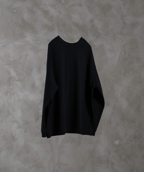 ADRER 「ADRER」 長袖Tシャツ LARGE チャコールグレー メンズ