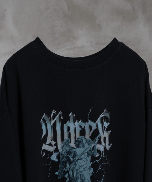 ADRER 「ADRER」 長袖Tシャツ LARGE チャコールグレー メンズ