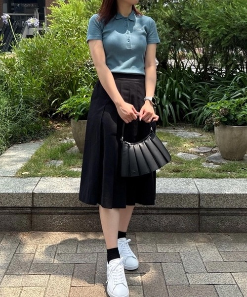 LACOSTE（ラコステ） スカート ミディプリーツスカート : ZOZOTOWN