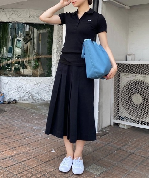 LACOSTE（ラコステ） スカート ミディプリーツスカート : ZOZOTOWN