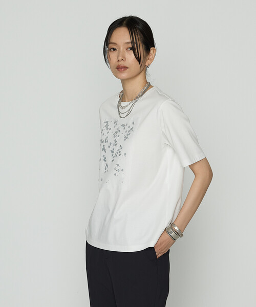 COMME CA（コムサ） tシャツ シルキースムース Tシャツ レディース 