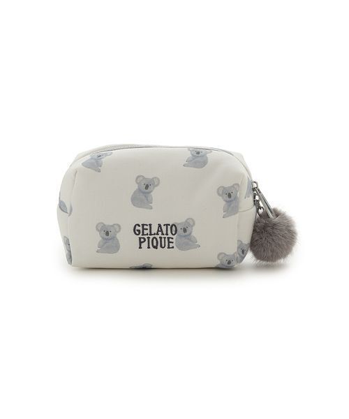 ジェラピケ★【gelato pique】小物入 ポーチ チョコモノグラム gelato pique ポーチ コアラ総柄ポーチ レディース : ZOZOTOWN