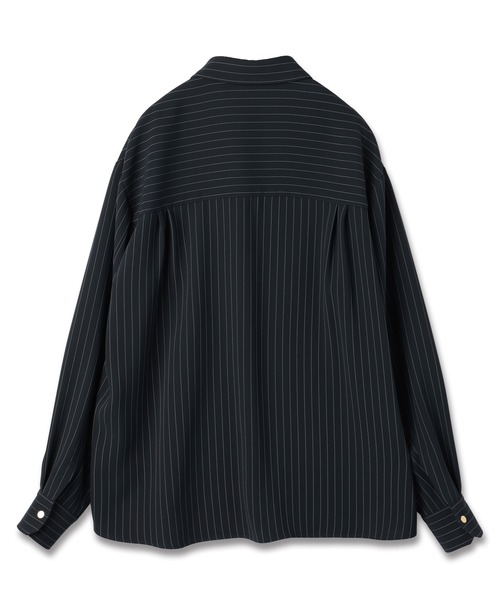 CULLNI ストライプ 半袖シャツ 黒 CULLNI 「CULLNI」 半袖シャツ 2 ブラック メンズ : ZOZOTOWN