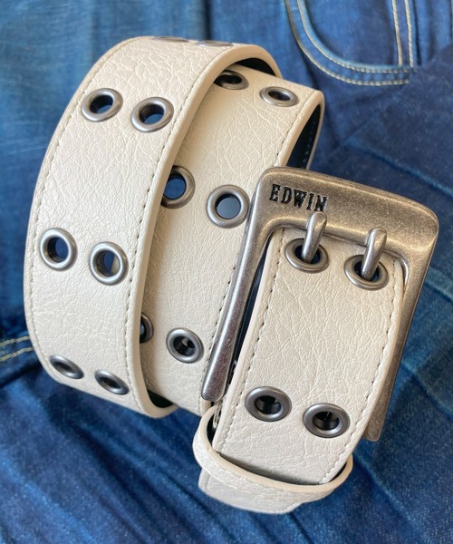 EDWIN（エドウィン） ベルト 35mm ダブルピン ハトメ ベルト
