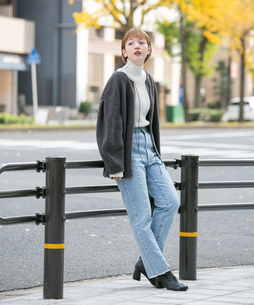 KBF 「KBF」 デニムパンツ 36 ノンウォッシュ レディース
