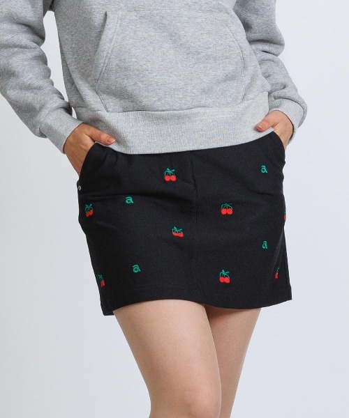 archivio（アルチビオ） スカート 「LADIES」チェリー刺繍スカート