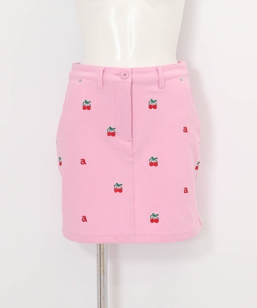 archivio（アルチビオ） スカート 「LADIES」チェリー刺繍スカート