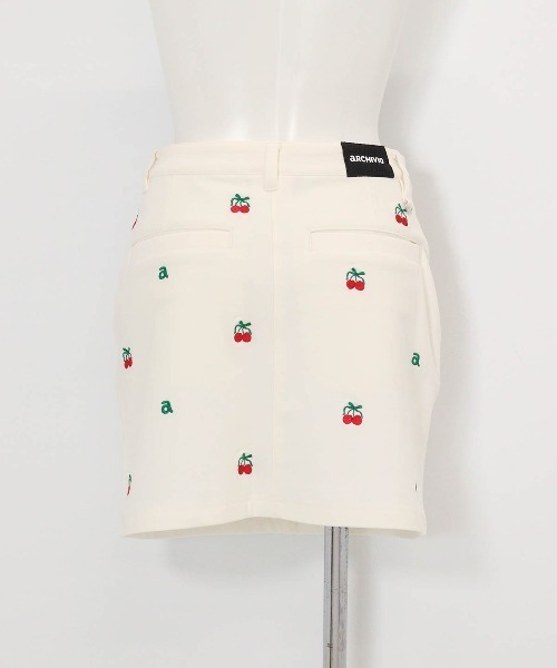 archivio（アルチビオ） スカート 「LADIES」チェリー刺繍スカート
