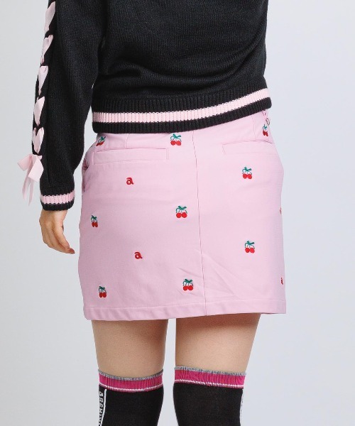 archivio（アルチビオ） スカート 「LADIES」チェリー刺繍スカート